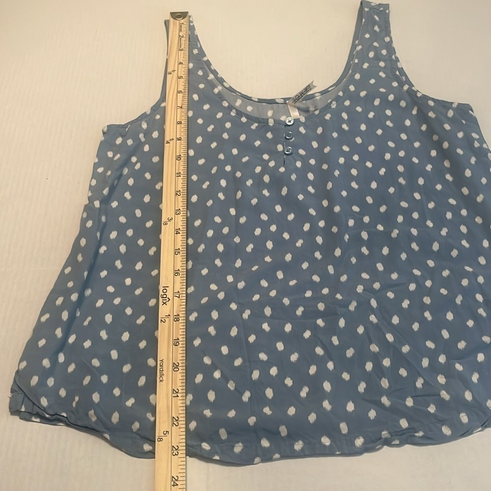 NWT Soma Rayon Challis Tank Shorts Bag Set Madras Dot Mini Daydream Size S - Picture 3 of 12